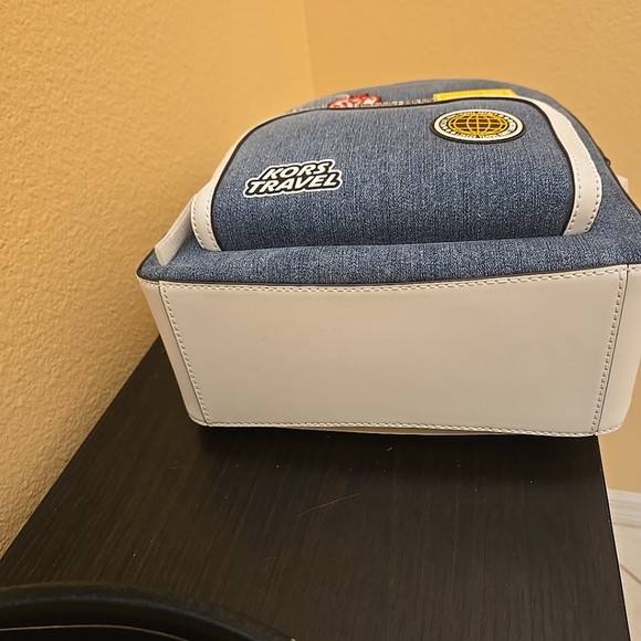 Michael Kors Jaycee Medium Embellished Denim Backpack - Picture 11 of 13